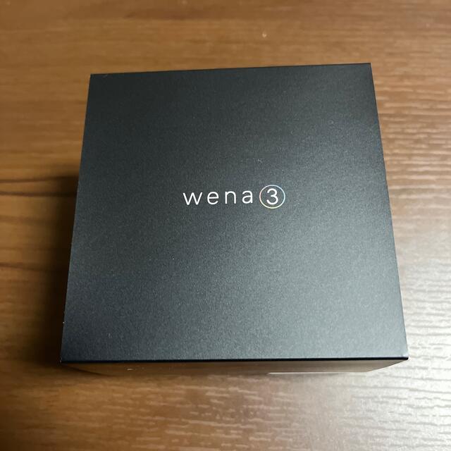 【新品・未開封】SONY  wena3黒ラバー ブラック WNW-A21A/B