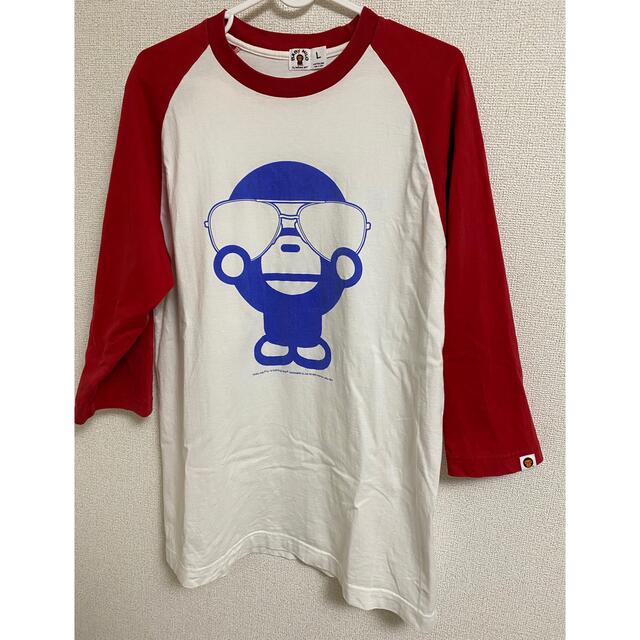 A BATHING APE(アベイシングエイプ)のA BATHING APE MILO  ラグランカットソー メンズのトップス(Tシャツ/カットソー(七分/長袖))の商品写真