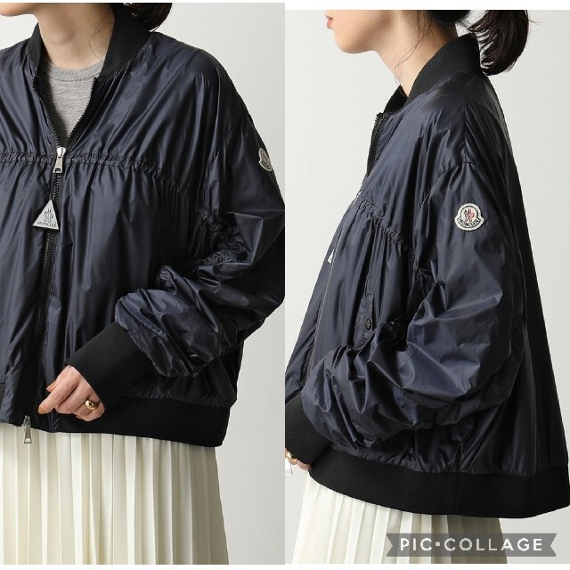 レディース新品未使用　MONCLER  MANAMA  ナイロンジャケット　ネイビー　2