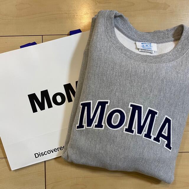 【限定コラボM】★Champion×MoMAチャンピオン×モマ★スウェットグレー