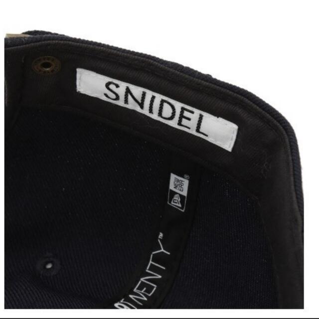 SNIDEL(スナイデル)のスナイデル　ニューエラ　コラボ　キャップ　人気完売品 レディースの帽子(キャップ)の商品写真