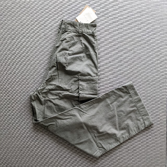 新品タグ付き plage 日本製 カーゴパンツ 未使用 軍パン ミリタリーパンツ18700円使用回数