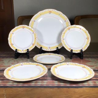 ノリタケ(Noritake)のノリタケ プリマチャイナ  『トゥルー ラブ』　取皿　5枚　大皿(食器)