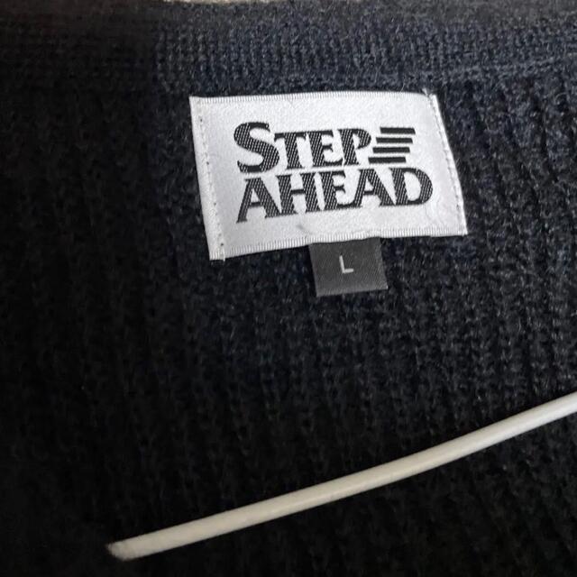 STEPAHEAD モヘアカーディガン ブラック トップス STEPAHEAD モヘアカーディガン ブラック トップス