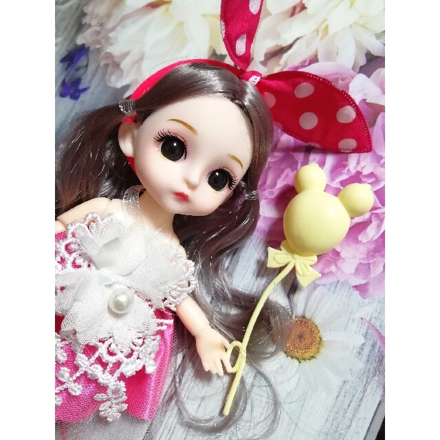 No.317】お人形 16㎝ bjd 球体関節人形 オビツ ドール 【破格値下げ