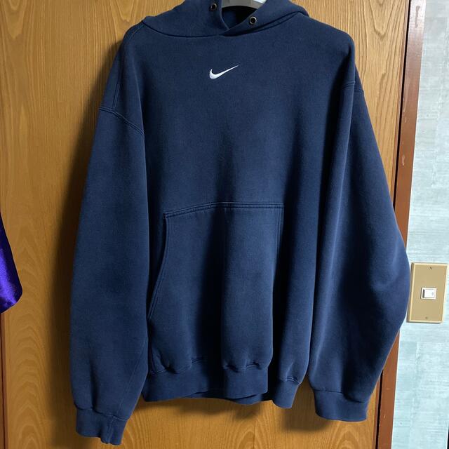 NIKE(ナイキ)の希少❗️ 90s USA製 ナイキ センター ロゴ パーカー  メンズのトップス(パーカー)の商品写真