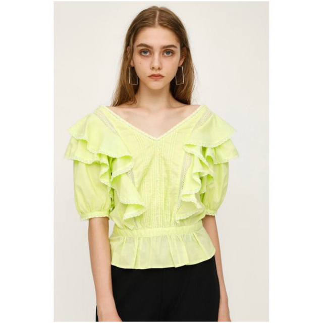 SLY(スライ)のSly 2way Frill Tuck Tops レディースのトップス(シャツ/ブラウス(長袖/七分))の商品写真