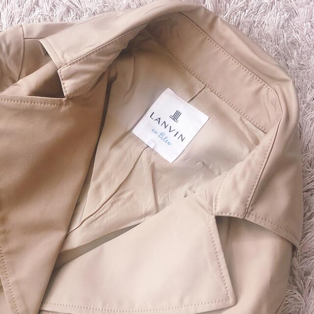 LANVIN en Bleu - 極美品 LANVIN en Bleu トレンチコート スプリング