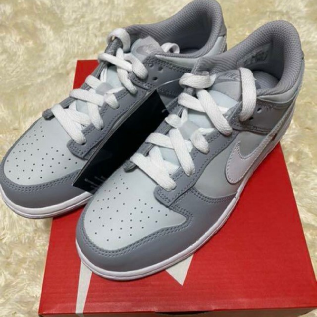 NIKE(ナイキ)のNIKE DUNK LOW 22cm　Two-Toned Grey レディースの靴/シューズ(スニーカー)の商品写真