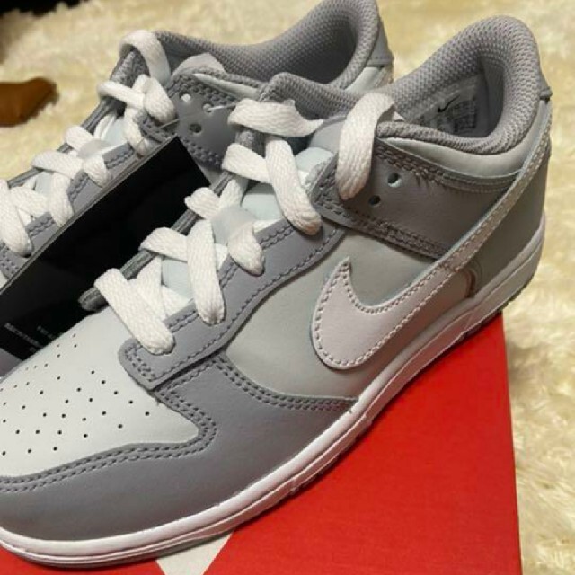 NIKE(ナイキ)のNIKE DUNK LOW 22cm　Two-Toned Grey レディースの靴/シューズ(スニーカー)の商品写真