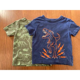 90㎝　恐竜Tシャツ2枚セット　GAP/H&M (Tシャツ/カットソー)