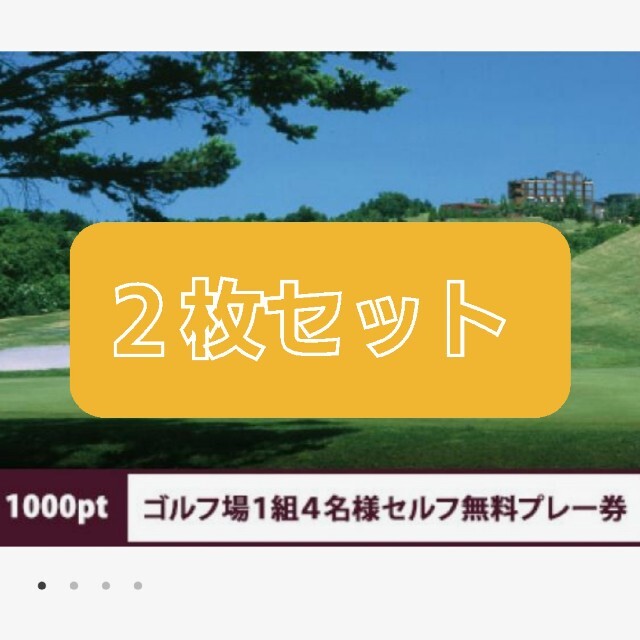 【により】 シャトレーゼ ゴルフ場 セルフ無料プレー券 1枚の通販 by ゆゆ｜ラクマ のゴルフ