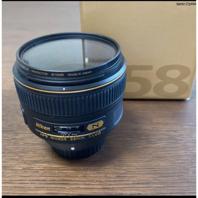 AF-S NIKKOR 58mm f1.4G 美品 Nikon