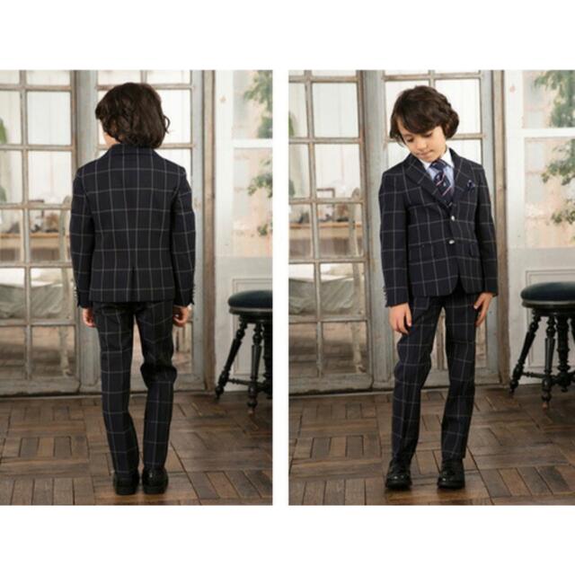 ZARA KIDS(ザラキッズ)のキッズフォーマルスーツ５点セット 120㎝ ZARAレザーシューズ 18.5㎝ キッズ/ベビー/マタニティのキッズ服男の子用(90cm~)(ドレス/フォーマル)の商品写真