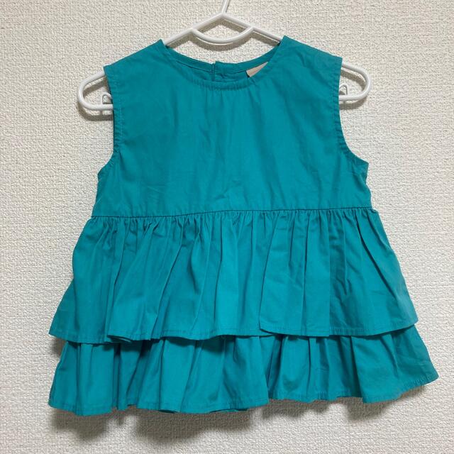 petit main(プティマイン)のプティマイン　ブラウス　フリル キッズ/ベビー/マタニティのベビー服(~85cm)(Ｔシャツ)の商品写真