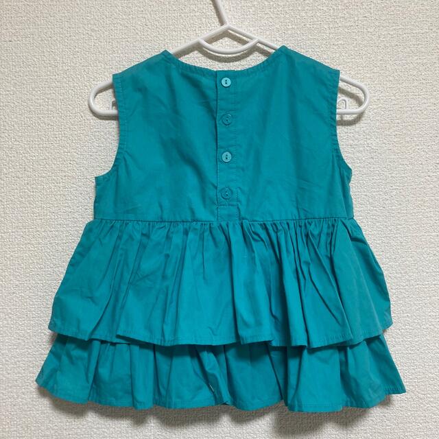 petit main(プティマイン)のプティマイン　ブラウス　フリル キッズ/ベビー/マタニティのベビー服(~85cm)(Ｔシャツ)の商品写真