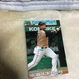 カルビー(カルビー)の初勝利　中田　カルビー  野球カード　2020 プロ野球チップス　(スポーツ選手)