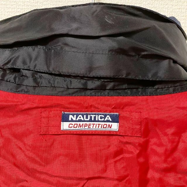 NAUTICA ノーティカ ナイロン ジャケット オーバーサイズ レッド S