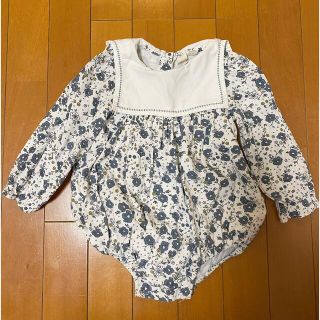 キャラメルベビー&チャイルド(Caramel baby&child )のlittle cotton cloths セーラーロンパース(ロンパース)