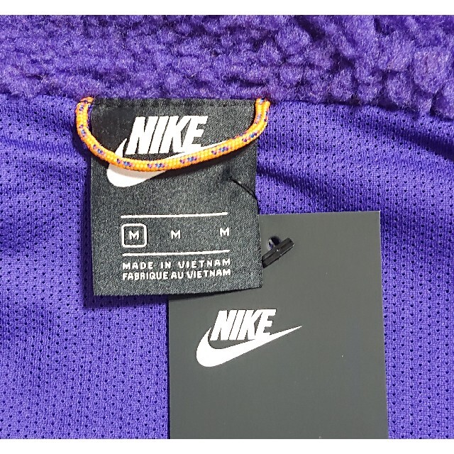 NIKE(ナイキ)のM 新品 NIKE ナイキ ボア ベスト ウィンターベスト レトロ オレンジ メンズのトップス(ベスト)の商品写真