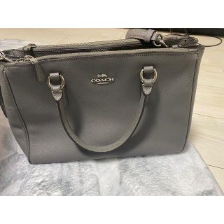 コーチ(COACH)の★coach グレーのハンドバッグ★(ハンドバッグ)