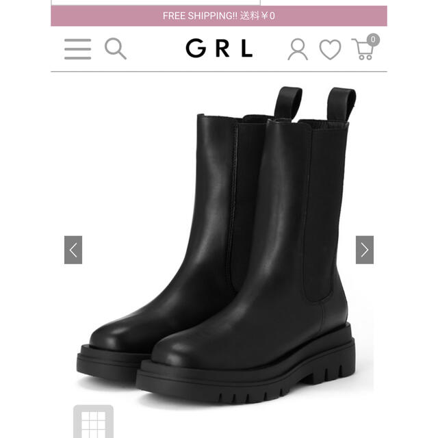 GRL(グレイル)のサイドゴアブーツ　専用 レディースの靴/シューズ(ブーツ)の商品写真