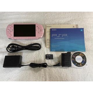 プレイステーションポータブル(PlayStation Portable)の美品　PSP-3000  ブロッサムピンク(携帯用ゲーム機本体)