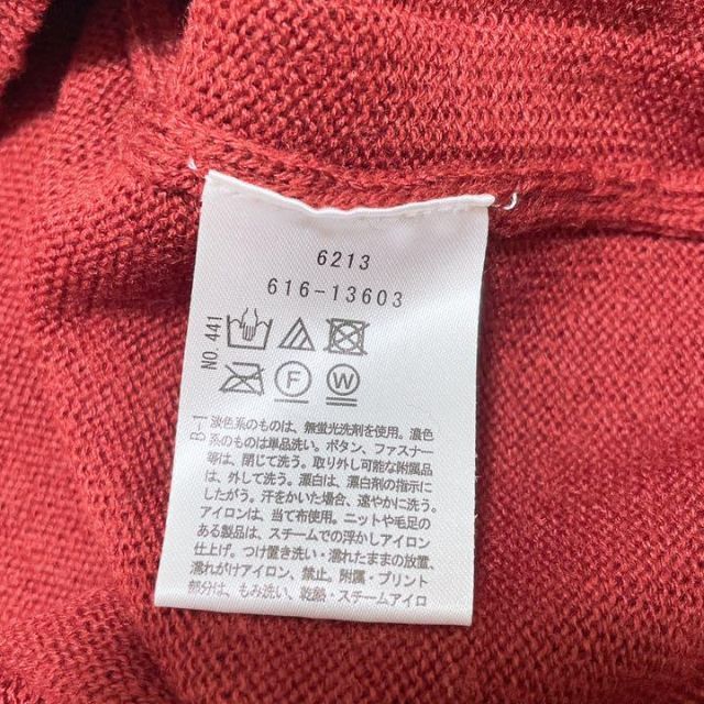 THE SHOP TK(ザショップティーケー)の美品　THE SHOP TK ニット　セーター　カットソー　赤　レッド　長袖　M レディースのトップス(ニット/セーター)の商品写真