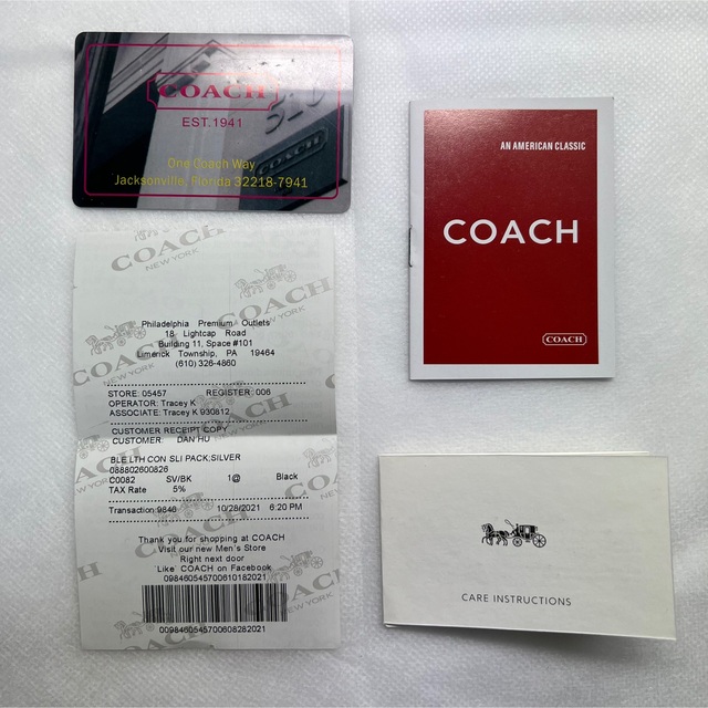 コーチアウトレット　二つ折り　財布シグネチャーCOACH　C0082　SVDK6 9