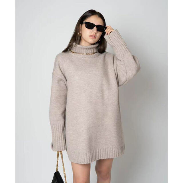 ACLENT Wide rib volume neck knit 新品未開封 | ttatf.uz