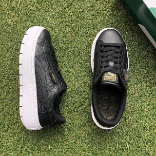 美品24.5 PUMA プーマ プラットフォームトレース リイベント G159