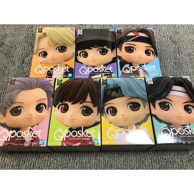 BTS TinyTAN qposket  フィギュア Aカラー コンプセット