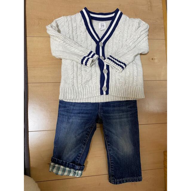 GAP(ギャップ)の上下セット キッズ/ベビー/マタニティのベビー服(~85cm)(ニット/セーター)の商品写真