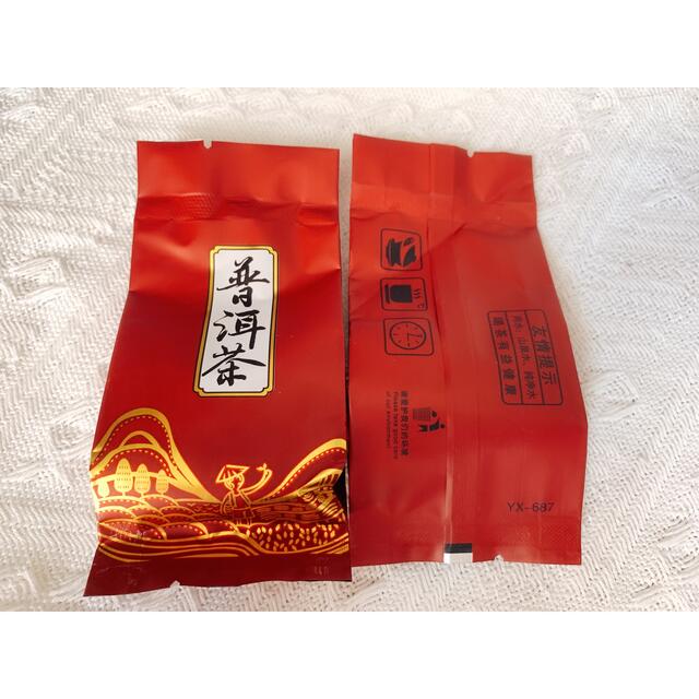 中国茶 中国茶葉 普洱茶(プーアル茶) 20パック 試飲 食品/飲料/酒の飲料(茶)の商品写真