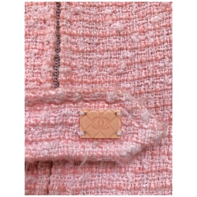 CHANEL - CHANEL ぷくぷく立体COCOロゴ♡ ピンクツイード CHANEL - CHANEL ぷくぷく立体COCOロゴ♡ ピンクツイード
