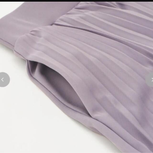 しまむら(シマムラ)の新品 しまむら 星玲奈 プリーツスカート ロングスカート パープル レディースのスカート(ロングスカート)の商品写真