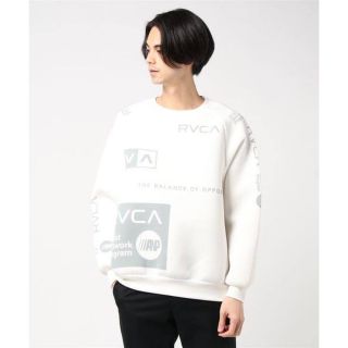 ルーカ(RVCA)のRVCA ボンディング スウェット ホワイト(スウェット)