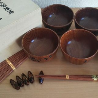 ユミカツラ(YUMI KATSURA)の木製漆器 多用椀5客セット(食器)