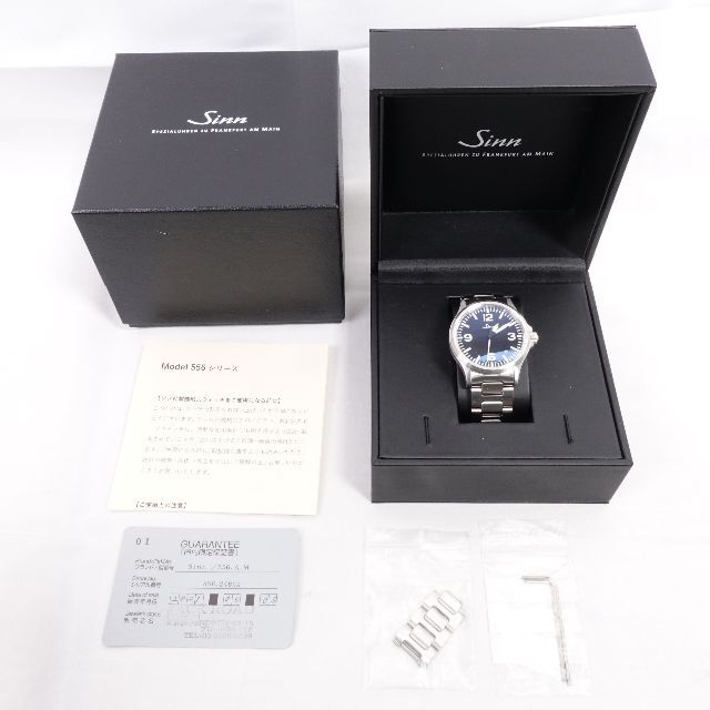 SINN(シン)のsinn ジン　556A 腕時計　メンズ　ブラック メンズの時計(腕時計(アナログ))の商品写真