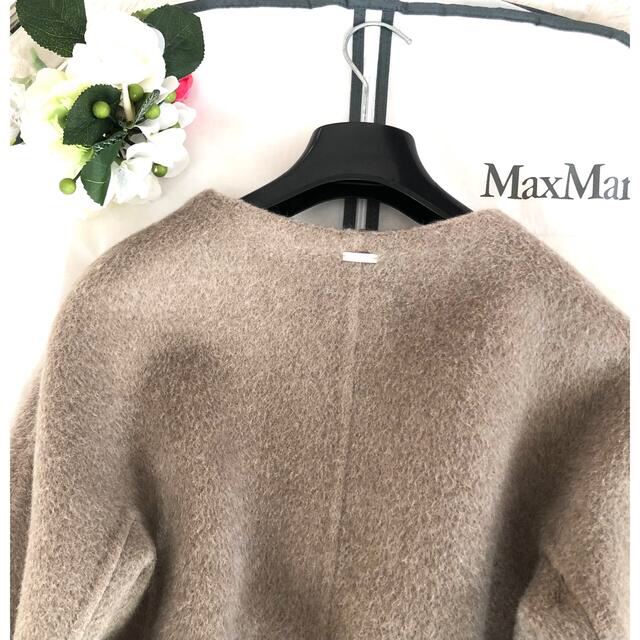 Max Mara(マックスマーラ)の極美品‼️【マックスマーラ】希少な襟取り外し可能 アルパカクチートアマーノコート レディースのジャケット/アウター(ロングコート)の商品写真