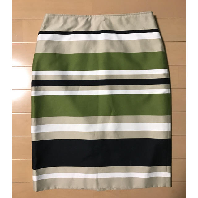 23区(ニジュウサンク)の23区 ワイドボーダースカート レディースのスカート(ひざ丈スカート)の商品写真