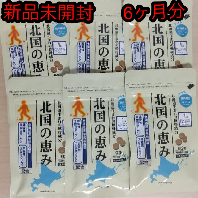 新品未開封】北国の恵み 93粒×6袋 6ヶ月分 - その他