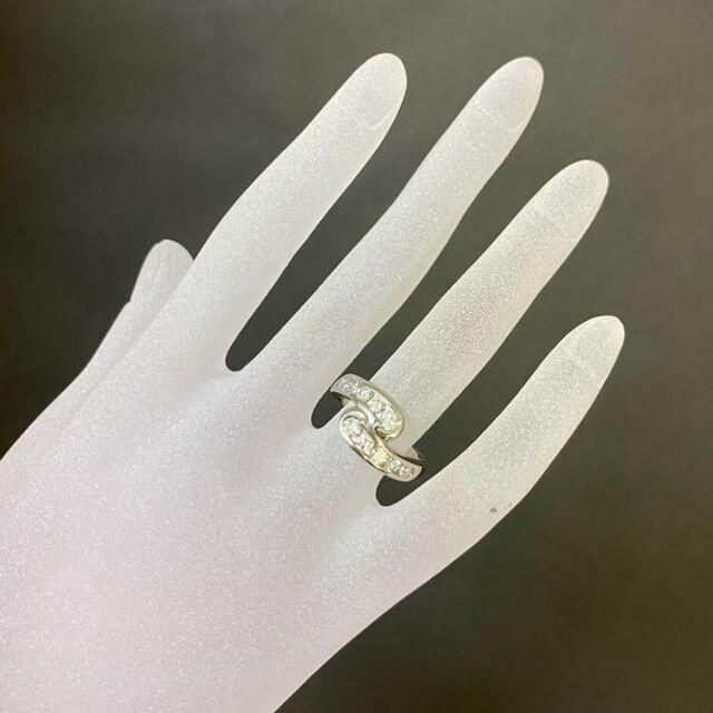 Pt900　天然ダイヤモンドリング　D1.06ct　サイズ15.5号　7.4ｇ レディースのアクセサリー(リング(指輪))の商品写真