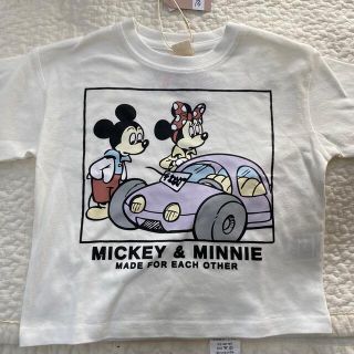 シマムラ(しまむら)の【新品未使用】リトシー　Littc ディズニー　半袖トップス　90  しまむら(Tシャツ/カットソー)