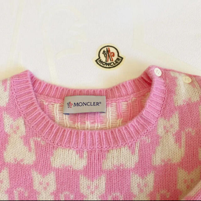 MONCLER(モンクレール)の専用　モンクレール　キッズ　100 ニット　3a キッズ/ベビー/マタニティのキッズ服女の子用(90cm~)(ニット)の商品写真