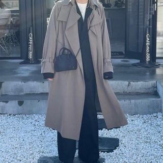 auralee WOOL MAX GABARDINE BIGTRENCHCOAT