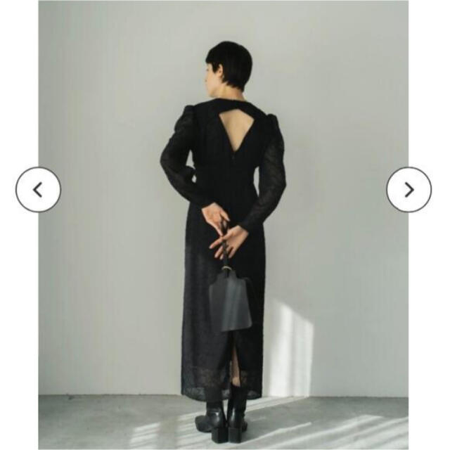 Knuth Marf : back open sheer dress 【信頼】 8670円