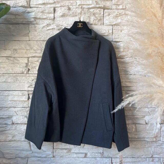 新品★3.5万 上質 wool ショート丈コート