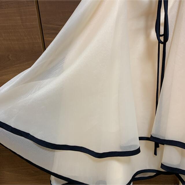 結婚式　パーティードレス レディースのフォーマル/ドレス(ミディアムドレス)の商品写真