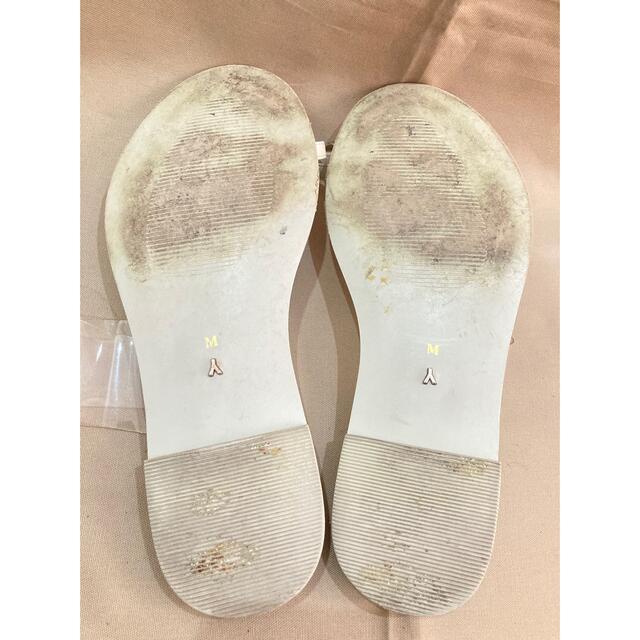 Yellow boots(イエローブーツ)のYELLO WHIP CRYSTAL FLAT SANDALS サンダル レディースの靴/シューズ(サンダル)の商品写真